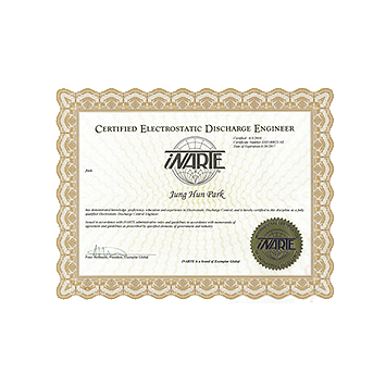 certificate-ESD Engineer